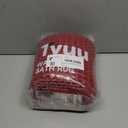 Waffle Bath Mat, Boho Bathroom Rugs Non Slip Washable Super Absorbent Quick Dry Bath Mat Farmhouse Bathroom Decor, 30"x20" Burgundy (1'8" x 2'6" (Rectangular))