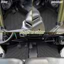 SAUTVS Front Floor Mats for Polaris Ranger XP 570 900 Fullsize Diesel 13-19