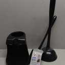 MR.SIGA Toilet Plunger and Bowl Brush Combo for Bathroom Cleaning, Black, 1 Set (One Size)