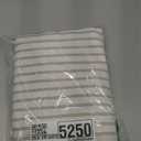 Solino Home Linen Table Runner 48 Inches - Narrow Stripe 100% Pure Linen Natural and White Table Runner 14 x 48 Inch Ideal for Dresser and Coffee Tables - Fall, Halloween, Thanksgiving, Christmas