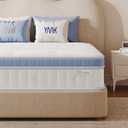 Yaak Twin Mattress 12 Inch, Hybrid Mattress in a Box Twin Size, Individual Pocket Spring Single Bed with Breathable Memory Foam, Pressure Relief, Medium Firm for Teenagers and Kids