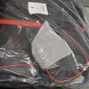 FREESOO Seat Covers for Ford Ranger Seat Covers, Custom Fit Ranger SuperCrew5 XL 2021 2022 2023 & XLT/Lariat 2019 2020 2021 2022 2023, Waterproof Leather Seat Cover, Black & Red