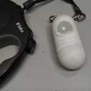 Fida Retractable Dog Leash with Dispenser and Poop Bags, 16 ft Pet Walking Leash for Medium Dog or Cat up to 44 lbs, Anti-Slip Handle, Tangle-Free, Reflective Nylon Tape (M, Black)