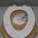 Bemis 1500EC 390 Lift-Off Wood Elongated Toilet Seat, Cotton White (Pack of 1)