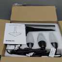 SUNVIE Low Voltage Pathway Lights LED Landscape Lights Low Voltage 3W 12-24V 3000K Landscape Lighting Cast-Aluminum Waterproof Landscape Path Lights for Yard Walkway Garden ETL Listed Cord, 4 Pack