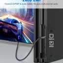 Digital Optical Audio Cable 3ft/1M- Cotton Braided Toslink Fiber Optic Cable for Sound Bar, TV, Home Theater, PS4, Blu-Ray Player & More (Black)