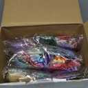 Honeydak 720 Pieces Neon Party Plastic Colorful Silverware Set Rainbow Plastic Utensils Disposable Flatware Cutlery Set Includes 240 Forks, 240 Knives, 240 Spoons for Birthday Wedding Party Dinner