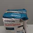 Cosori Electric Kettle, No Plastic Filter & Spout, 1.8Qt Tea Kettle & Hot Water Boiler For Coffee & Tea, Water Heater & Teapot, Automatic Shut Off, Borosilicate glass, Black, 1500W