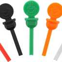 StixToGo Beverage Plugs - Leak Prevention Coffee Accessory for Hot Drinks, Disposable Coffee Stoppers, Fits Standard Lids - Black, 2", Pack of 2000