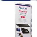 Aqueon LED Deluxe Fish Tank Aquarium Full Hood with LED Light, Black, 20 Inch