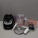 BLACK+DECKER FP1600B 8-Cup Food Processor with Stainless Steel Blade, Black