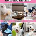 Dono Dog and Cat Diapers Female-60PCS, Disposable Female Dog Period Diaper for Heat with Wetness Indicator, Super Absorbent Doggie Puppy Diapers Female for XXS,Small Medium Large Dogs