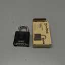 Outdoor Combination Lock Heavy Duty, Large, Weatherproof Padlock with Code for Gates, Fences, Sheds, Lockers, Cabinets, Storage Units 1-Pack, Black