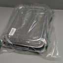 Air Fryer Basket, OPENICE 2 Set Air Fryer Pan and Crisper Tray for Oven, Non-stick Oven Air Fryer Basket for Baking and Crispy Foods - Large & Medium (15.6"  11.6" & 12.8"  9.6")