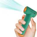 2 x Handheld Portable Turbo Fan, 85000RPM Super High-speed Fan with 4-speed, 4000mAh, USB-C Rechargeable Personal Battery Operated, Mini Small Pocket Design for Travel/Outdoor/Vacation/Concert/Gift, Green