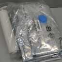 Amazon Basics Vacuum Storage Bags for Clothes, Compression Space Saving Storage Bags with Hand Pump, Reusable, Heavy-Duty Seal Protection, Multiple Sizes, White, 15-Pack