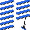 Willinglong 10 Pcs Roller Mop Refill Bulk Absorbent PVA Sponge Mop Head Replacement for Home Bathroom Business Garage Kitchen Cleaning (Blue)