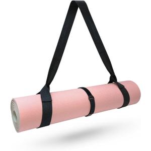 Yoga Mat Carrier, Premium Yoga Strap for Carrying Yoga Mats with Adjustable Hook and Loop Strap, Suitable for Carrying Most Sizes of Yoga Mats, Free Your Hands, Soft and Durable