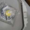 WE49X20697 Dryer Bearing Kit with WE12X83 Pulley Idler Fit for G-E Hot-point Dryers Include WE3M26 Top Bearing WE12M29 Dryer Belt WE9M30 Dryer Felt and WE1M504 & WE1M1067 Drum Slides by Fetechmate