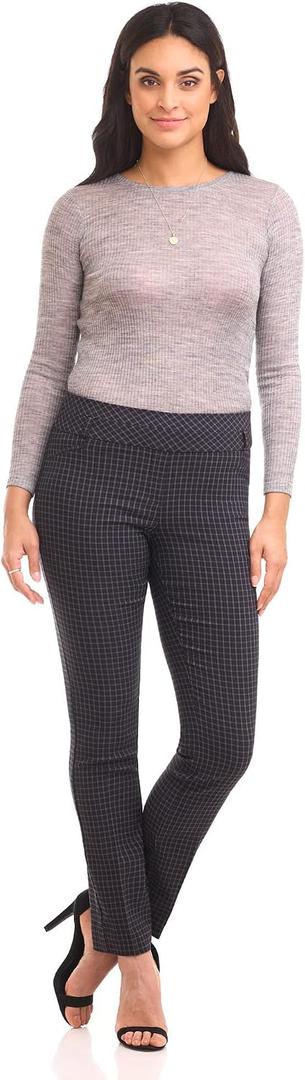 Rekucci Women's Ease into Comfort Stretch Office Casual Slim Pant