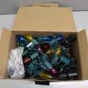 Christmas Lights Outdoor 20 Pathway Lights - 24.2ft Multicolor Walkway Light with Stakes, C9 Driveway Light for Outside Yard Garden, Extendable for Xmas Holiday Decorations, 20 Lights