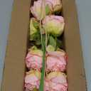 10PCS Pink Realistic Artificial Flowers Peony Fake Silk for Home Office Wedding Table Centerpieces Party Festival Bar Decoration Indoor