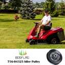 756-04325 Idler Pulley Replaces Cub Cadet 756-04325 Idler Pulley MTD 756-04325 Idler Pulley 756-04325 V Idler Pulley 756 04325 75604325 for Cub Cadet LT1042 LT1046 LTX1042, LT2000 Tractors