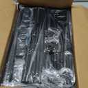 Under Bed Storage with Wheels, 2-Pack Under Bed Storage Containers with Clear Lids, XXL 60L Under the bed storage Organizer Bins, Rolling Under Bed Metal Drawer for Clothes,Shoes,Toys (Black, 2 Pack)