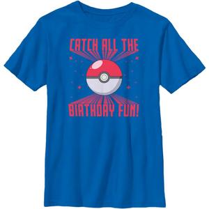 Pokemon Unisex-Child Pokeball Fun (Blue, S)