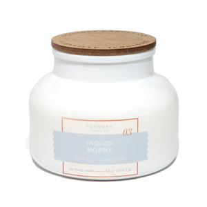 Foundry Indigo Poppy Candle
18 oz