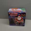 ININ 8FT Christmas Inflatables Santa Claus on The Chimney,Christmas Inflatables Decorations Outdoor/Indoor,Blow Up Santa Claus Yard Decorations Built-in LED Lights,for Yard/Lawn/Garden.