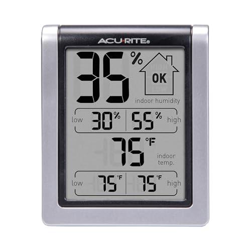 AcuRite Wireless Digital Indoor Thermometer and Hygrometer Monitor for Indoor Temperature and Humidity Measurements (00613)
