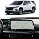 2PCS Car Screen Protector for 2024 2025 Chevy Traverse RS/Z71/LT/LS & 2024 2025 Blazer EV Accessories Navigation Nano Touchscreen Protector Film HD Clear Anti-Glare 17.7'' (for 2024+ Traverse/Blazer EV 17.7'')