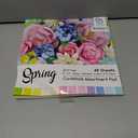Paper Accents 12x12 Cardstock Pad, Spring Assortment, 48 Sheets, Heavyweight Textured Solid Core Paper, Scrapbooking, Card Making, Crafts, DIY Projects, School Supplies, Art Projects