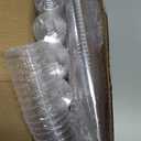 Prestee 100 Pack Clear Plastic Champagne Flutes - 4.5 oz Durable Disposable Champagne Glasses for Parties, Weddings, Toasting and Large Celebrations - Elegant Wine Glasses Stemware for Easy Cleanup, 100 Count