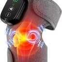 Foot Massager with Heat, Knee Shoulder Elbow 3 in 1 Feet Massager, Heated Knee Massager, Shoulder Massager with Heat Vibration, 210 mins Battery, Cordless Portable, Touchscreen Control (Grey)