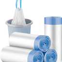 Garbage Bags, Suitable For Household, Kitchen, Dining Room, Living Room, Garbage Sorting(5 rolls)