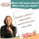 Game That Song Moments with Mom - Conversation Cards Gift for Mother's on her Day! Includes 120 question Cards for boy and Daughter Gifts to Learn More About her! Fun!