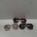 livho Trendy Polarized Aviator Sunglasses Women Men, Retro Sun Glasses for Women Men 2025, Oversized UV Protection Shades (Tortoise Brown + Black/Grey + Clear Brown/Green Gradient Brown)