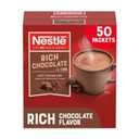 Nestle Hot Chocolate Packets, Hot Cocoa Mix, Rich Chocolate Flavor, Made with Real Cocoa, 0.71 oz, Bulk Pack (50 Count)