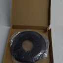 uxcell Pipe Cover Decoration, 90mm-110mm PP Plastic Escutcheon Water Pipe Drain Line Cover Black 4pcs (90-110mm)