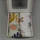 TotAha Premium Soft Bassinet Sheet for Boy Girl, Super Stretchy Jersey Knit Bassinet Fitted Sheet for Halo, Maxi COSI, Mika Micky, SNOO, and Other Bassinet, 2 Pack (Botanical Garden & Cute Bear)