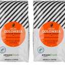 AmazonFresh Decaf Colombia Whole Bean Coffee, Medium Roast, 12 Ounce (Pack of 2). BBD sep/08/2026