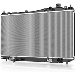 AUTOSAVER88 Radiator Compatible with Civic Aluminum Radiator ENG D17A1/A2/A6/A7, 19010-PLM-A01, 19010-PLM-A51, 19010-PMM-A51, 19010-PMM-A52