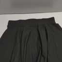 Moon Wood Women's Plus Size Mini Skater Skirt- Basic Versatile High Waisted Flared Casual Stretchy Skirts (Black)