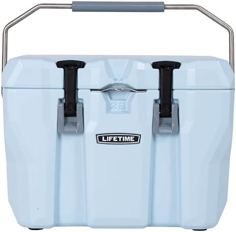 Lifetime 28 Quart Hard Cooler, High Performance Ice Chest, Made in USA
