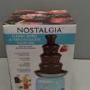 Nostalgia 4 Tier Electric Chocolate Fondue Fountain Machine for Parties - Melts Cheese, Queso, Candy, and Liqueur - Dip Strawberries, Apple Wedges, Vegetables, and More - 32-Ounce - Aqua