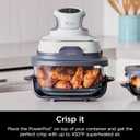 Ninja 4-QT CleanCrisp Glassware Container with Storage lid, Compatible with Ninja Crispi Portable Cooking System, Microwave, Freezer & Dishwasher Safe, PFAS & PTFE Free Glass, XSKSFN4QT