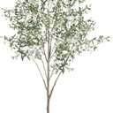 Faux Olive Tree 8ft (96") - Fake Large Olive Trees Indoor with Artificial Olive Branches and Lifelike Fruits - 8 Feet Artificial Olive Tree with Planter for Home Office Decor