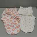 3-Pack Organic Baby Swaddle Sleep Sacks - Swaddles for Newborns, Infant 0-3 Months, Baby Girls, Boys, Soft & Snug Newborn Sleep Sack, Nursery Swaddling Blankets (Butterflies)